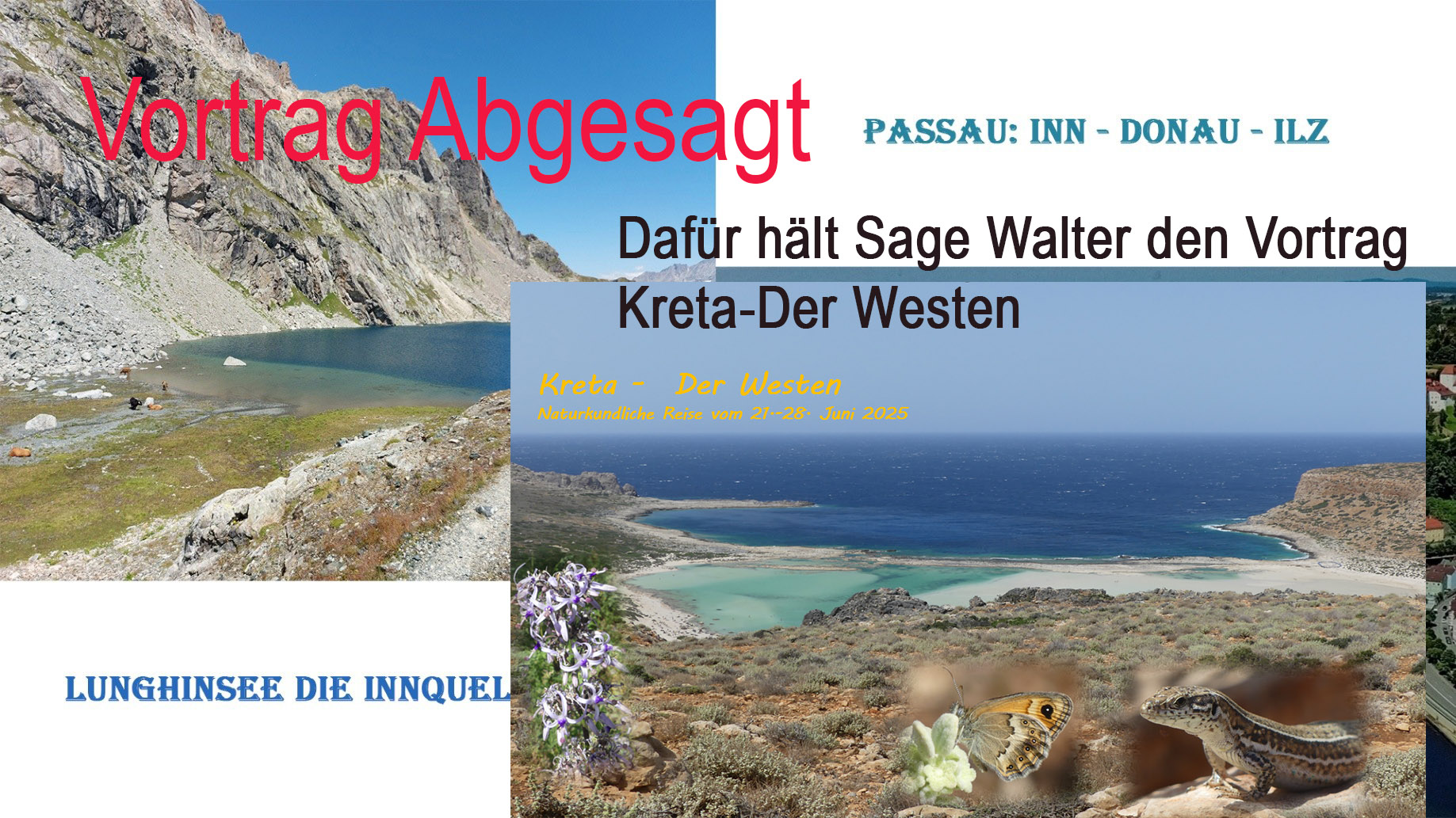 Reise von der Quelle bis zur Mündung des Inns